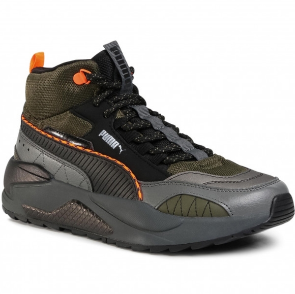 PUMA X-Ray 2 Square Mid Winter Unisex High Top Chunky Sole Sneakers sz 41 - Picture 3 of 12